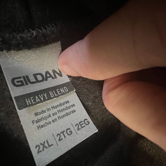 “Love That For You” Brown White Bubble Letter Heavy Weight Cotton Hoodie 2X - Picture 5 of 5